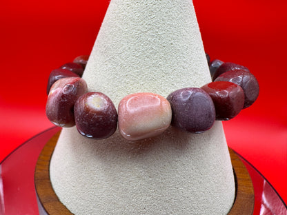 Mookaite Stretch Bracelet - West Spork Mercantile