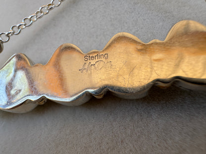 “Hada Bar” — Kingman Turquoise Statement Necklace - West Spork Mercantile