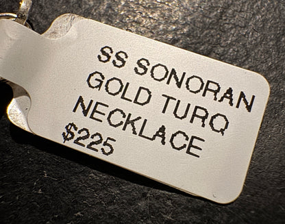 Dainty Sonoran Gold Necklace by Sharon McCarthy (Navajo) - West Spork Mercantile