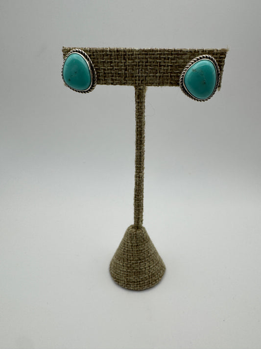 Turquoise studs - West Spork Mercantile
