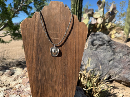 Half Dollar Cowboy Hat Pendant - West Spork Mercantile