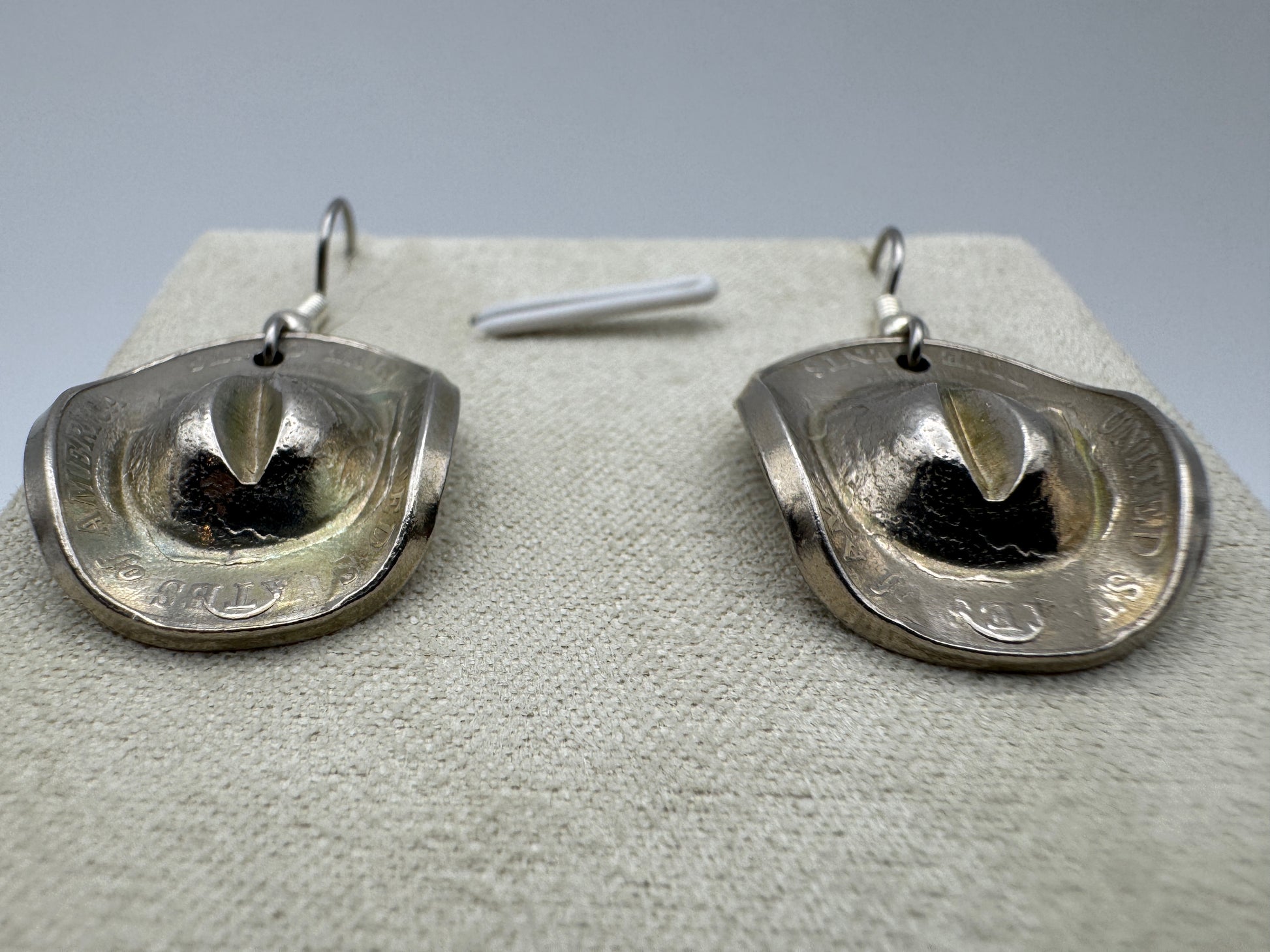 Buffalo Nickel Cowboy Hat Earrings - West Spork Mercantile