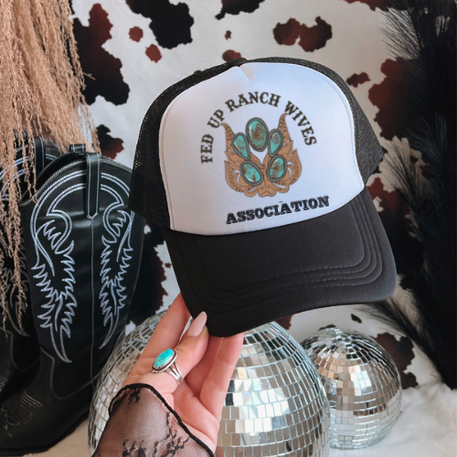 Fed up ranch wives western trucker hat - West Spork Mercantile