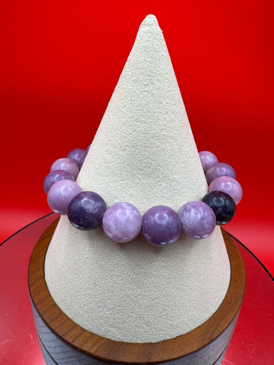 Lepidolite Stretch Bracelet - West Spork Mercantile