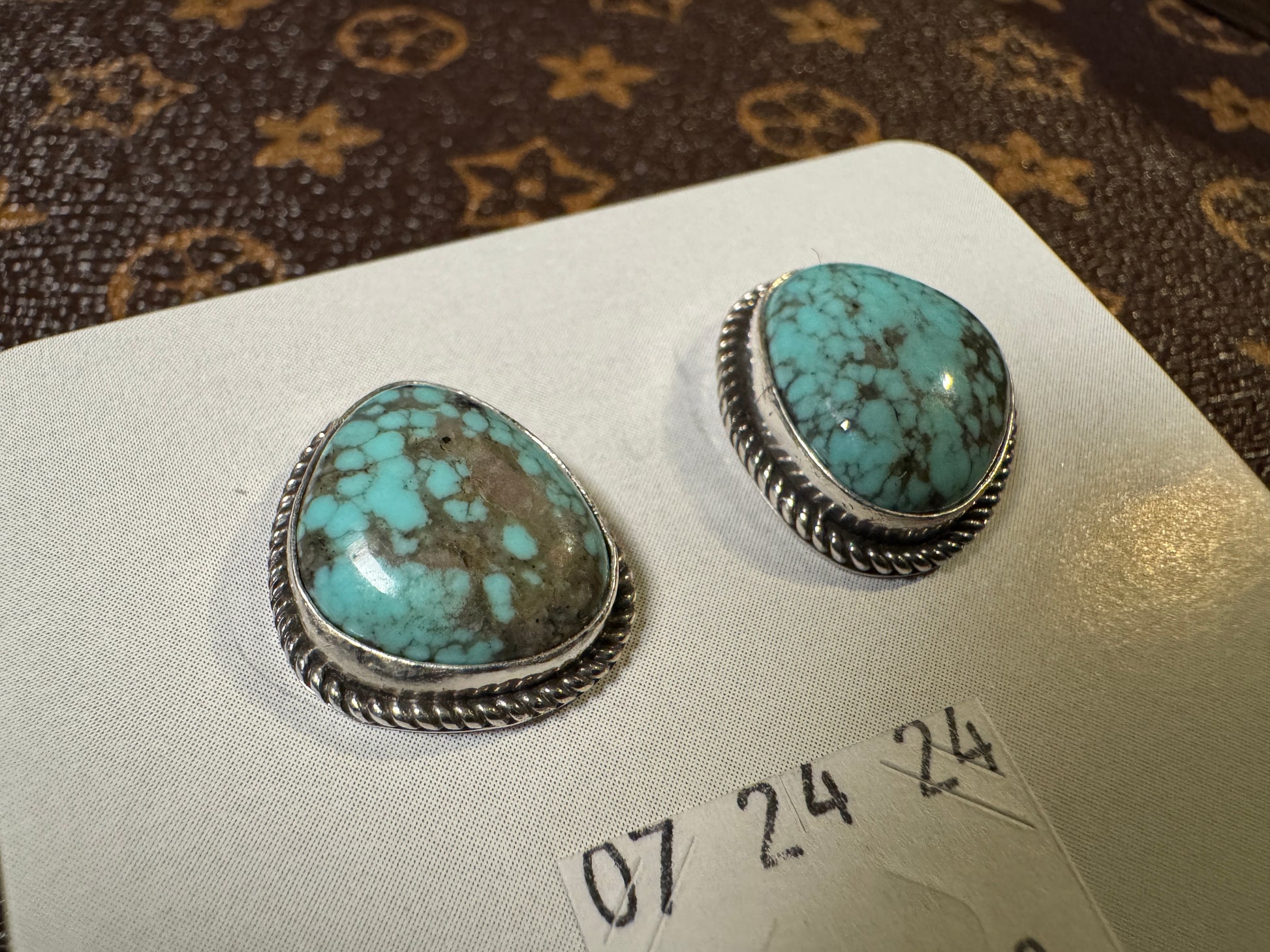 Turquoise studs - West Spork Mercantile