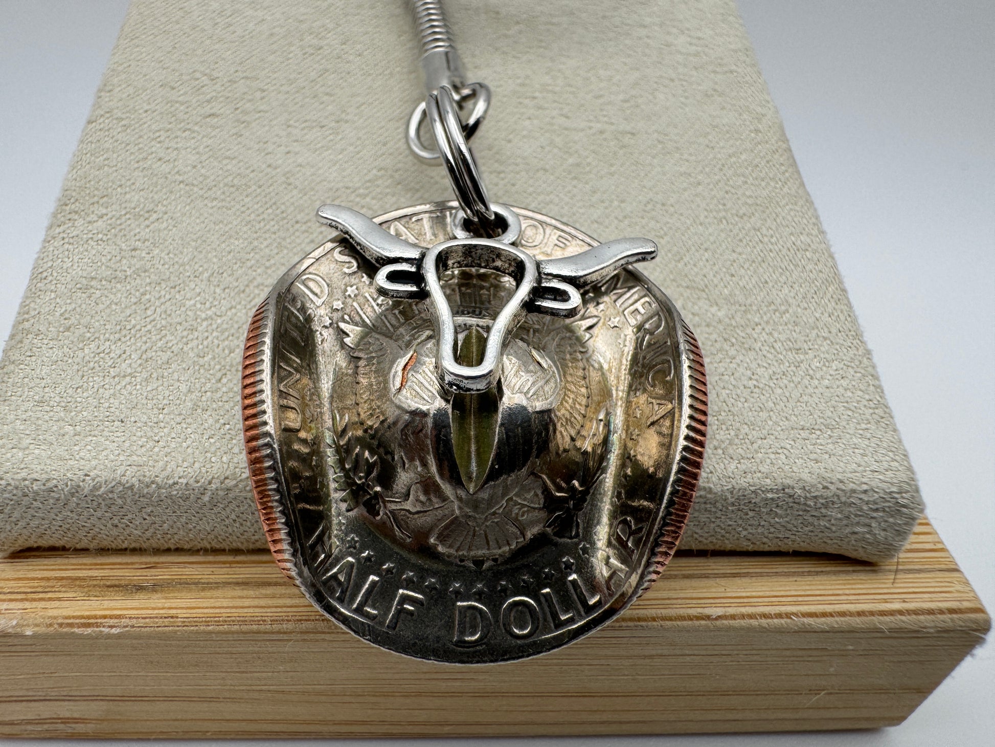 Half Dollar Cowboy Hat Keychain - West Spork Mercantile