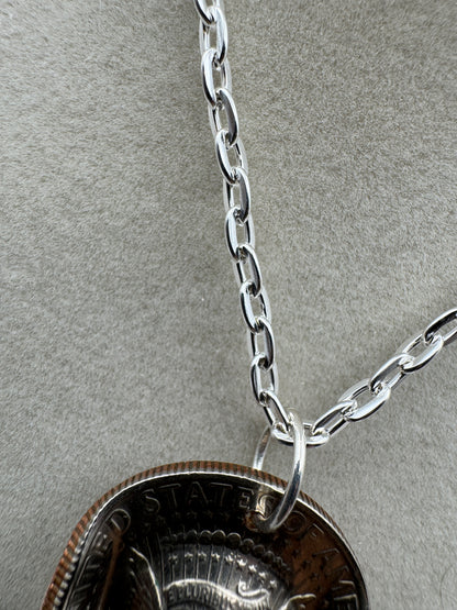 Half Dollar Cowboy Hat Pendant - West Spork Mercantile