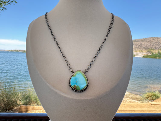 Sonoran Gold Necklace by Scott Skeets (Navajo) - West Spork Mercantile