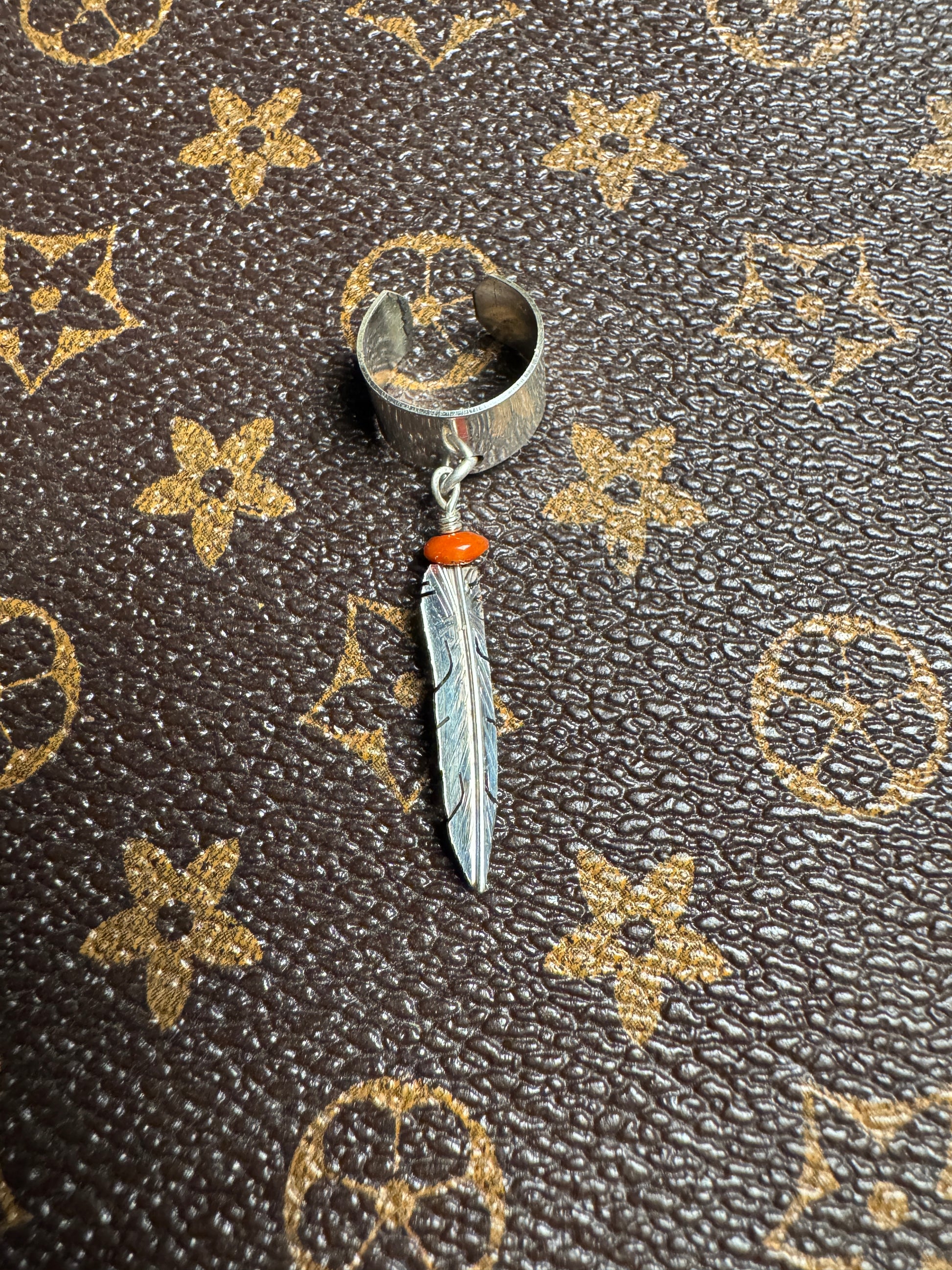Feather Ear Cuff by Martin Arviso - West Spork Mercantile
