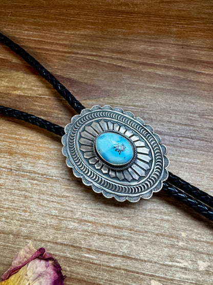 Golden Hill turquoise Bolo and Sterling silver - West Spork Mercantile