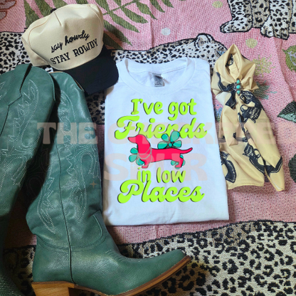 Friends in low places sublimation T-shirt - West Spork Mercantile