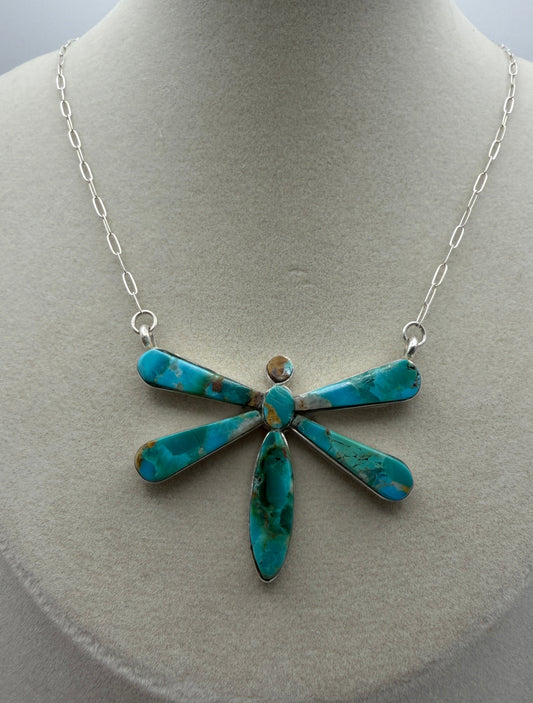Steve Francisco – One-of-a-Kind Turquoise Dragonfly Necklace