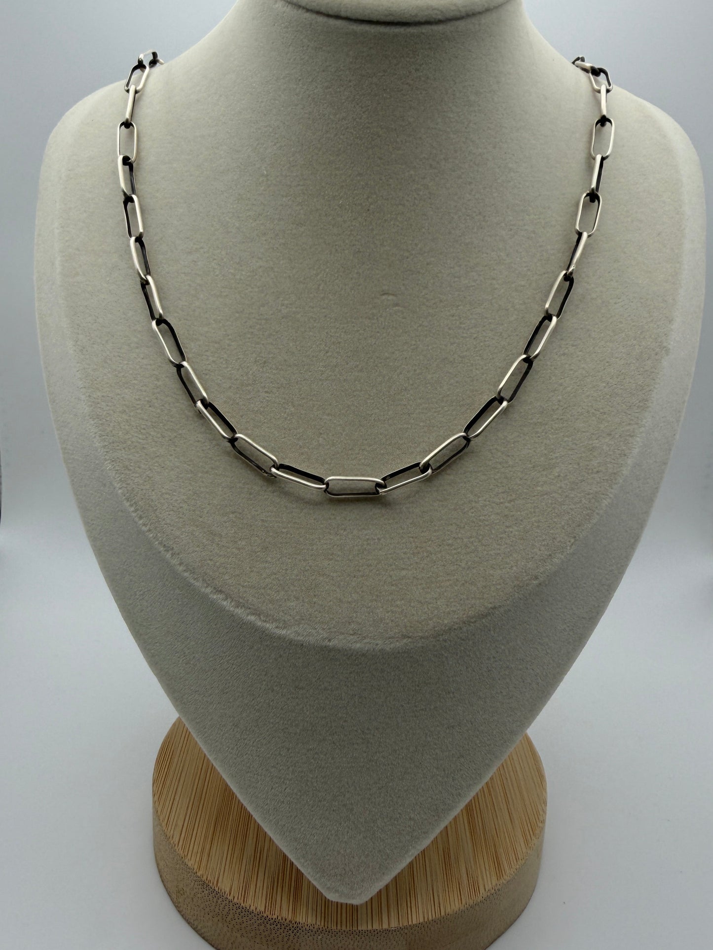 24” Handmade Sterling Silver Chain — Navajo Artist Katherine Yazzie