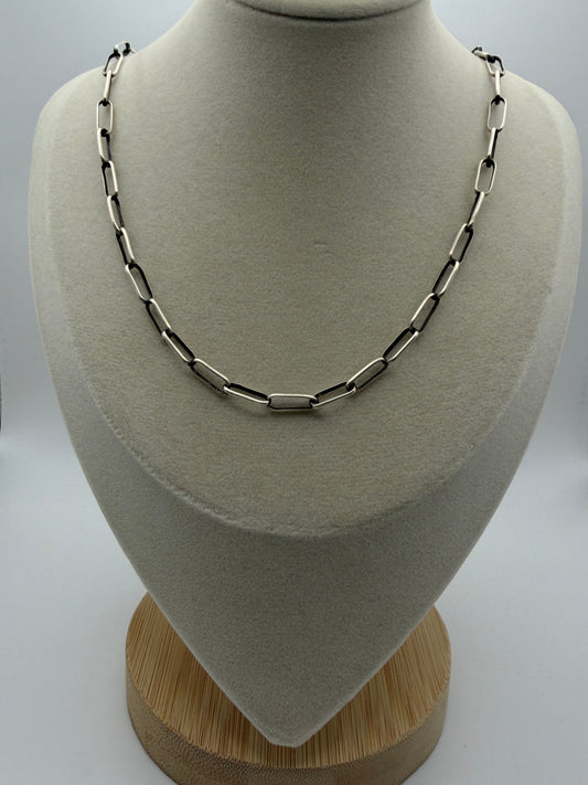 24” Handmade Sterling Silver Chain — Navajo Artist Katherine Yazzie