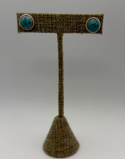 Esther White - Turquoise Sterling Studs