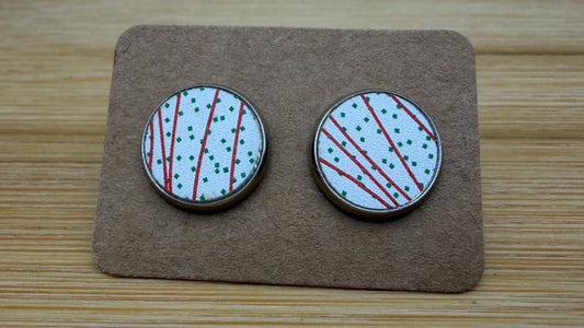 Peppermint Dot Studs