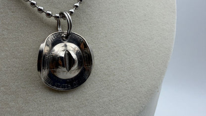 The Coin Cowboy Nickel Hat Necklace - Barn Buster!