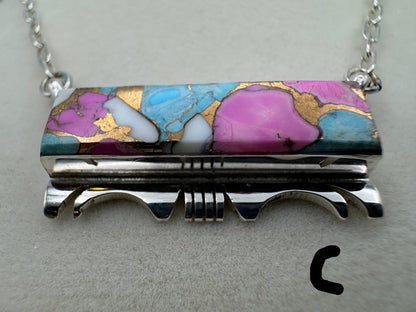 18" Cotton Candy Bar Necklace by Steve Francisco - West Spork Mercantile
