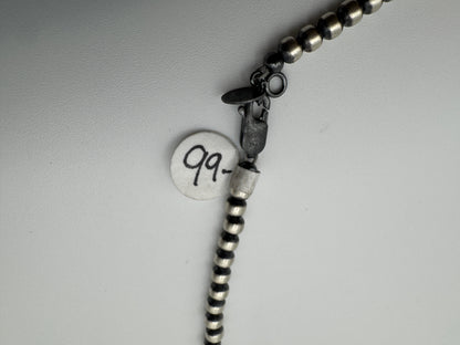 18" Sterling 4mm Pearl Necklace - West Spork Mercantile