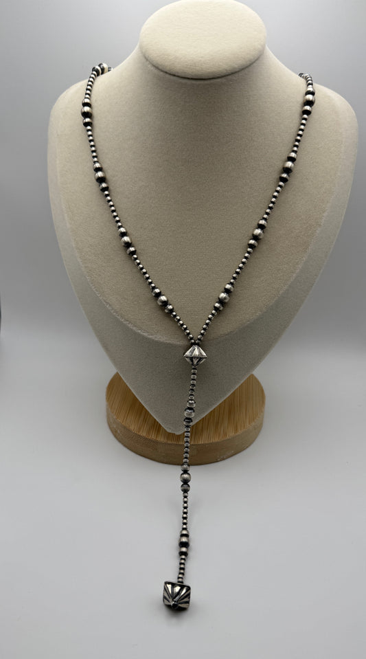 20" Graduated Sterling Lariat - West Spork Mercantile