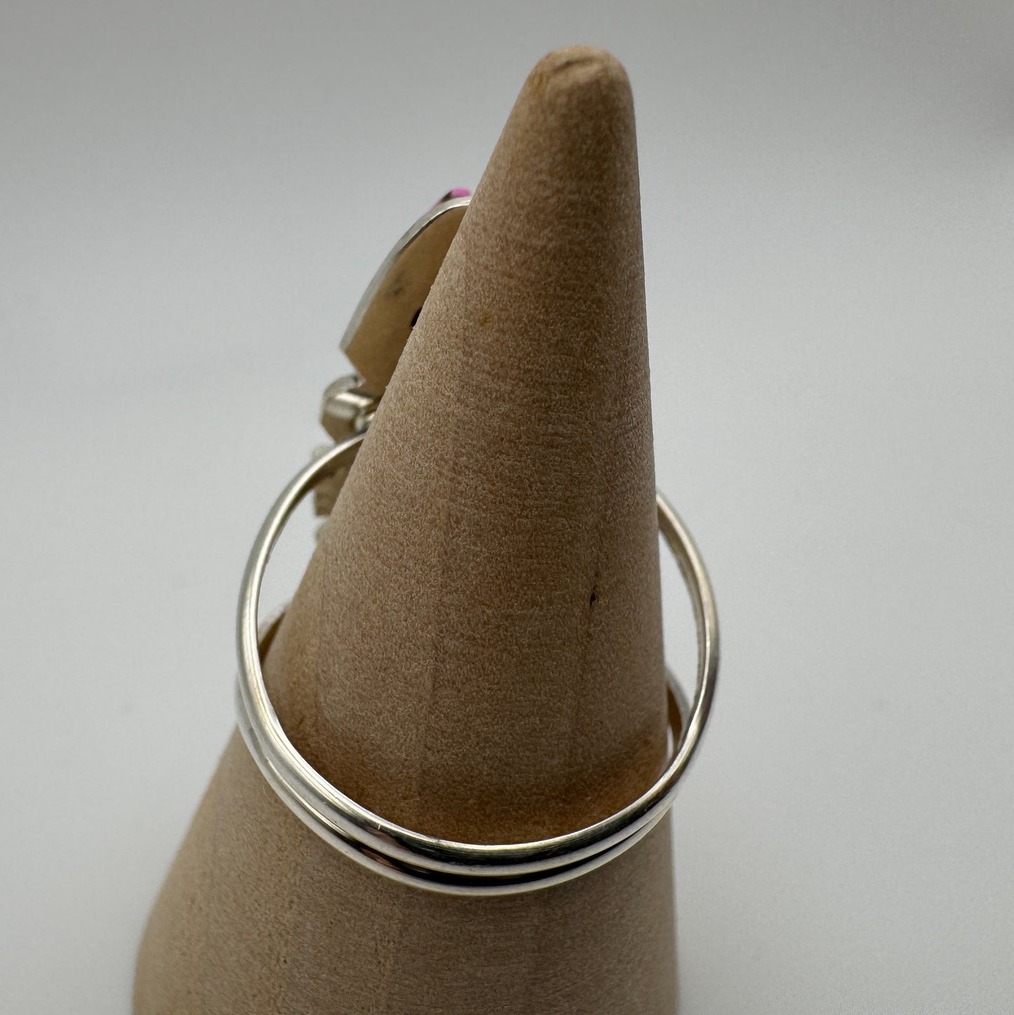Cotton Candy and Sterling Rings by Brandon Etcitty - West Spork Mercantile