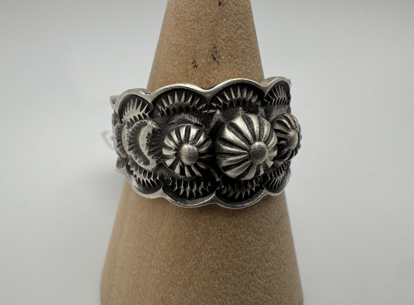 All Silver -All Handmade Stunner Ring by Bennie Ramone (Size 9.5) - West Spork Mercantile