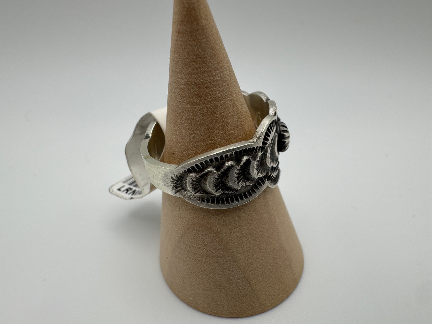 All Silver -All Handmade Stunner Ring by Bennie Ramone (Size 9.5) - West Spork Mercantile