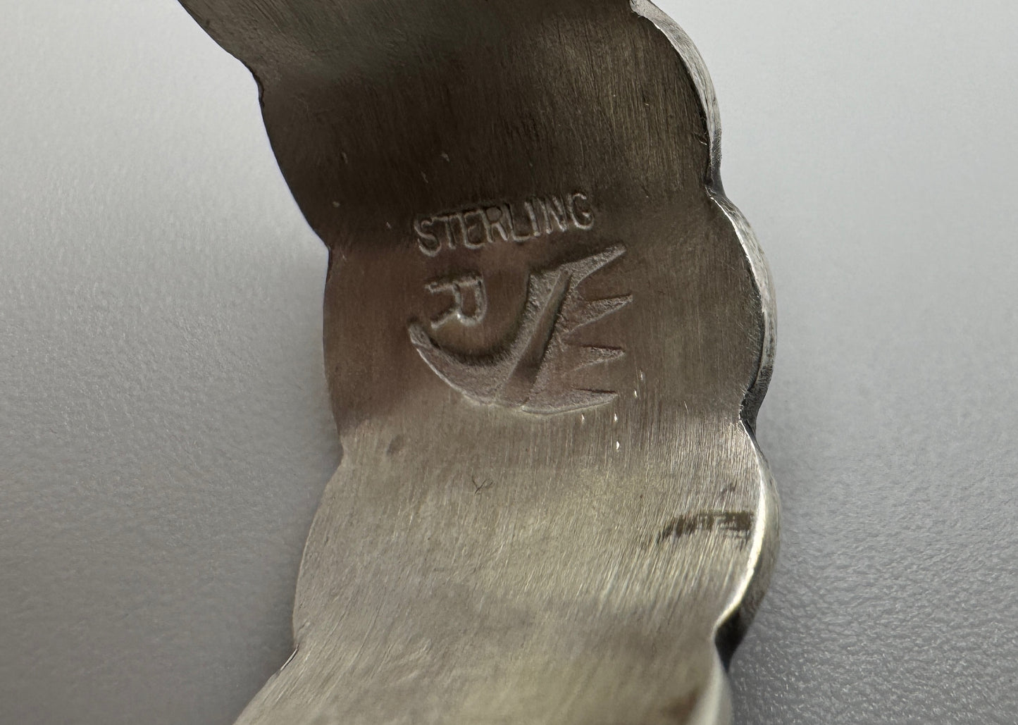 All Silver -All Handmade Stunner Ring by Bennie Ramone (Size 9.5) - West Spork Mercantile