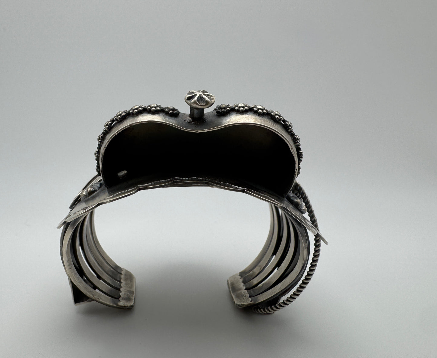 Stunning Saddle Cuff by Native Artist Tim Yazzie - West Spork Mercantile