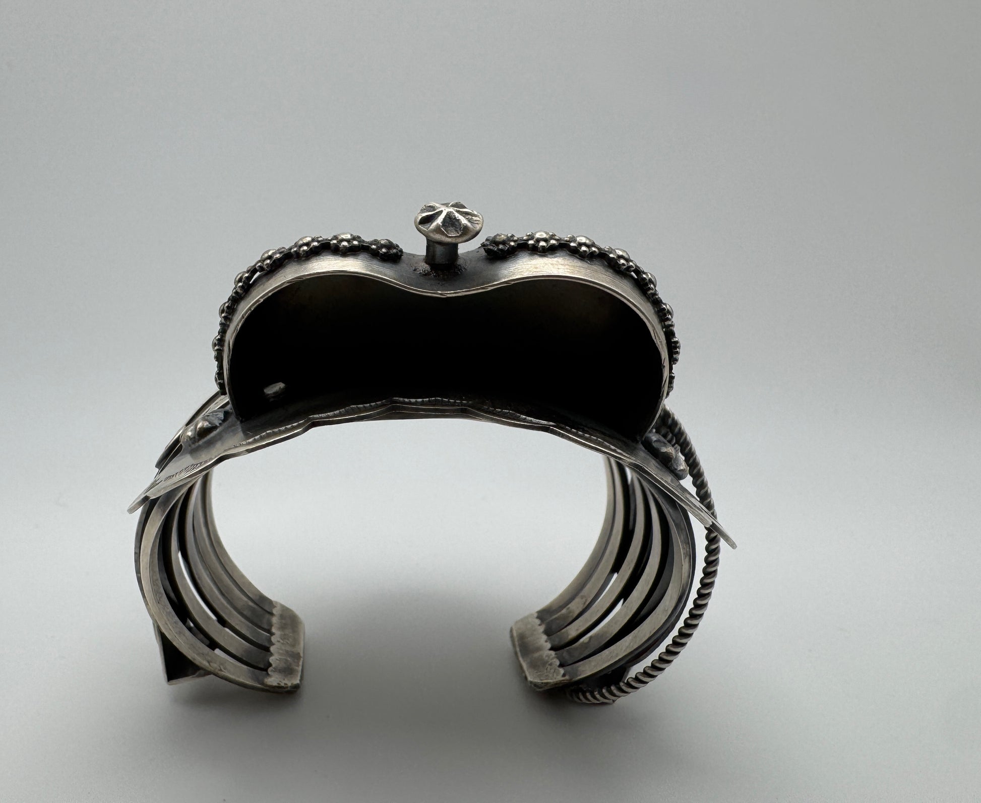 Stunning Saddle Cuff by Native Artist Tim Yazzie - West Spork Mercantile