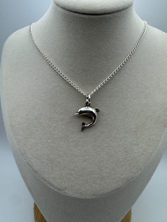 Sterling Cast Dolphin Charm - West Spork Mercantile
