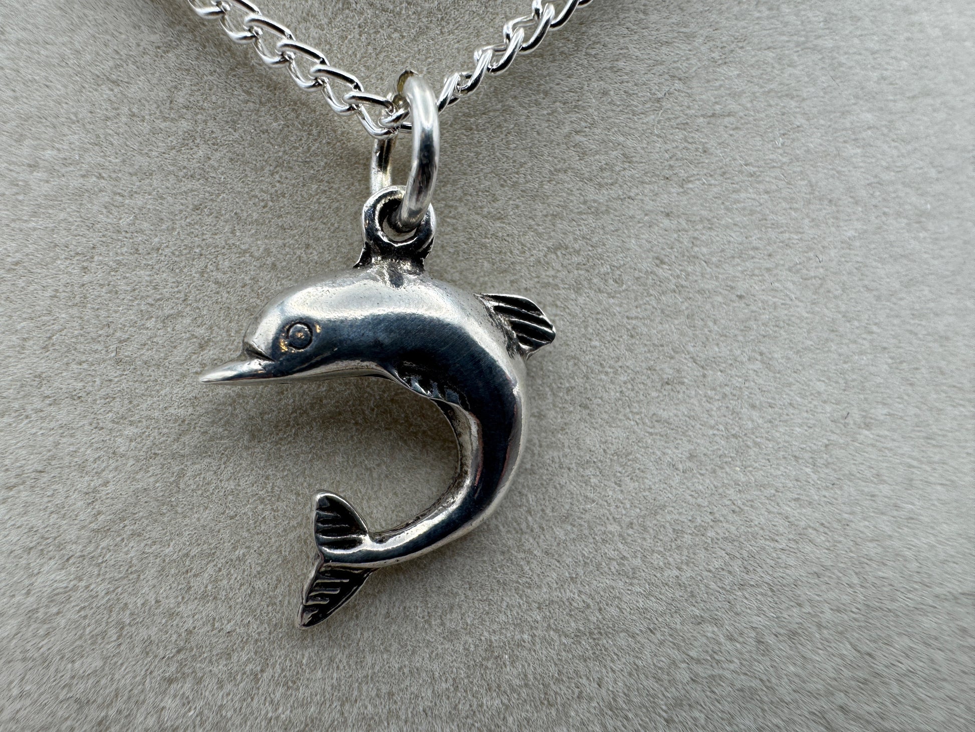 Sterling Cast Dolphin Charm - West Spork Mercantile