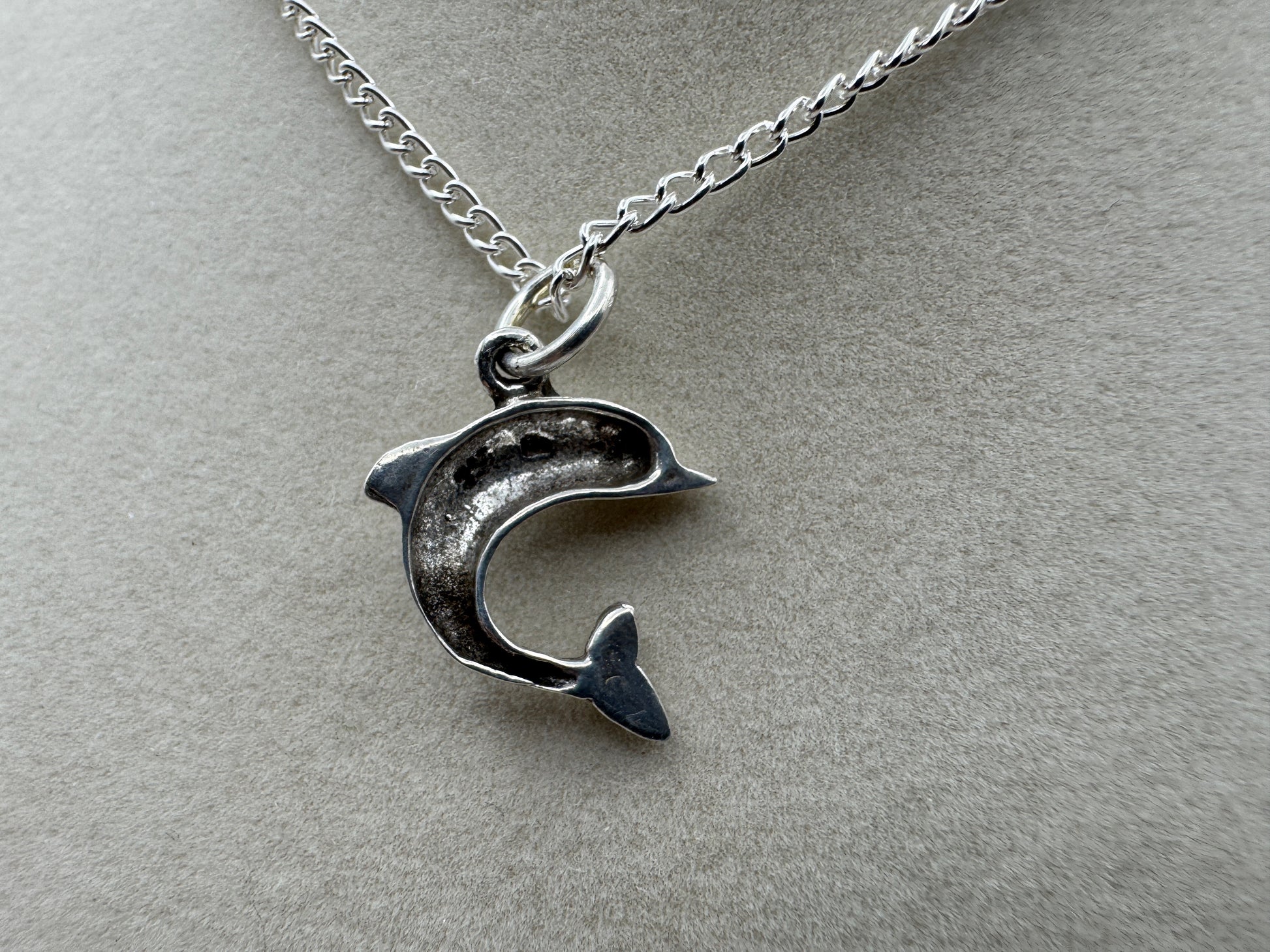 Sterling Cast Dolphin Charm - West Spork Mercantile