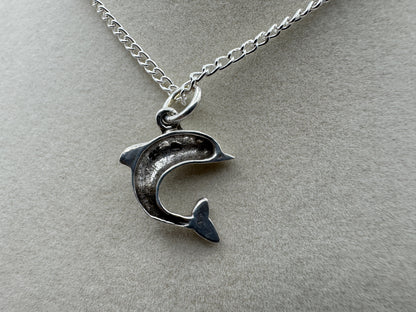 Sterling Cast Dolphin Charm - West Spork Mercantile