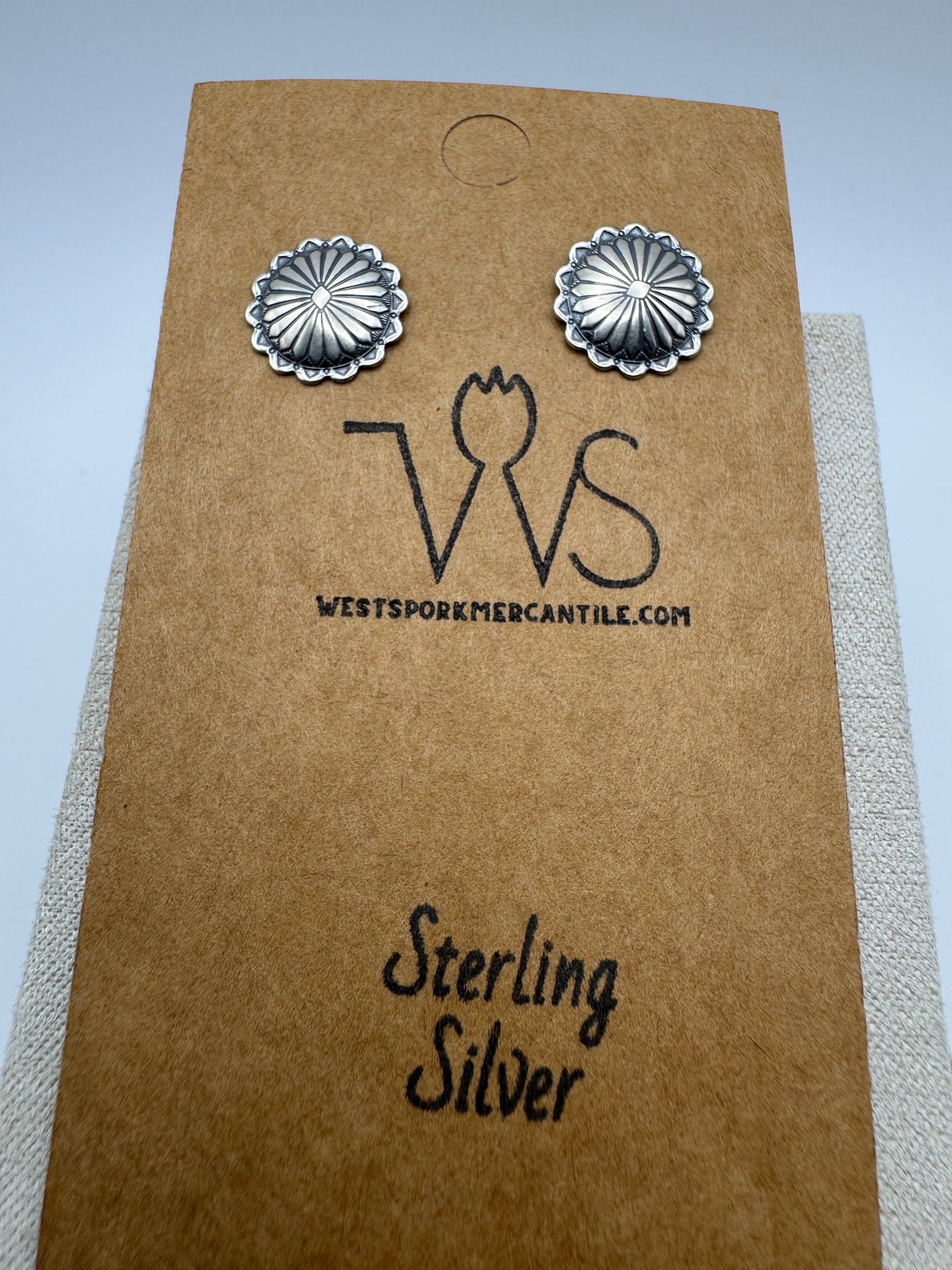 Petit Round Concho Studs - West Spork Mercantile