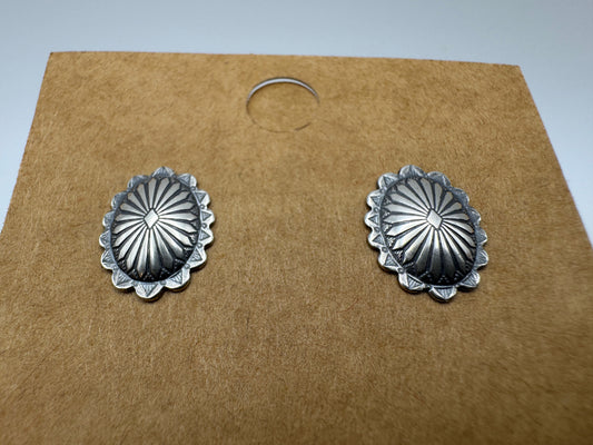 Petit Oval Concho Studs - West Spork Mercantile