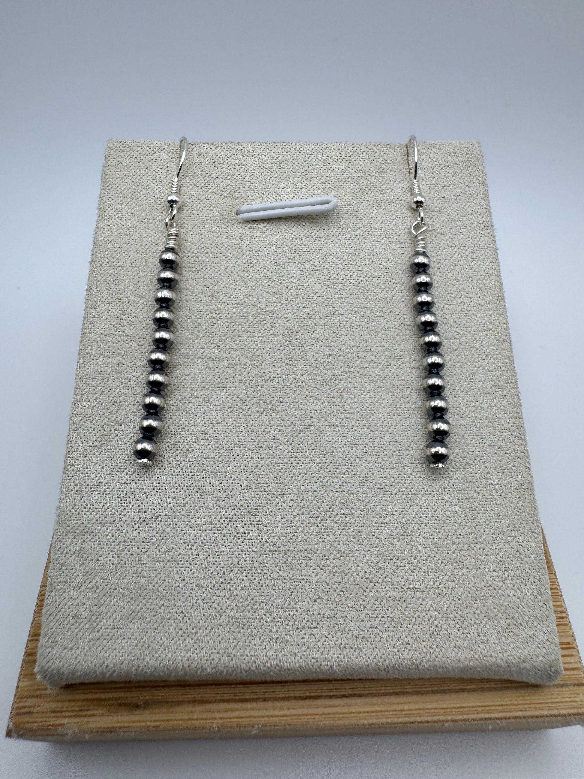 3mm Sterling Silver Pearl Dangle - West Spork Mercantile