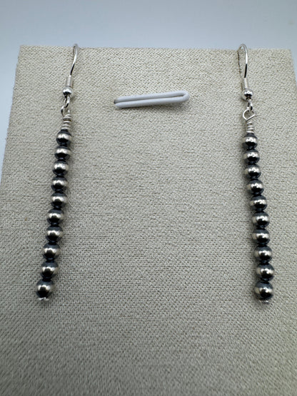 3mm Sterling Silver Pearl Dangle - West Spork Mercantile
