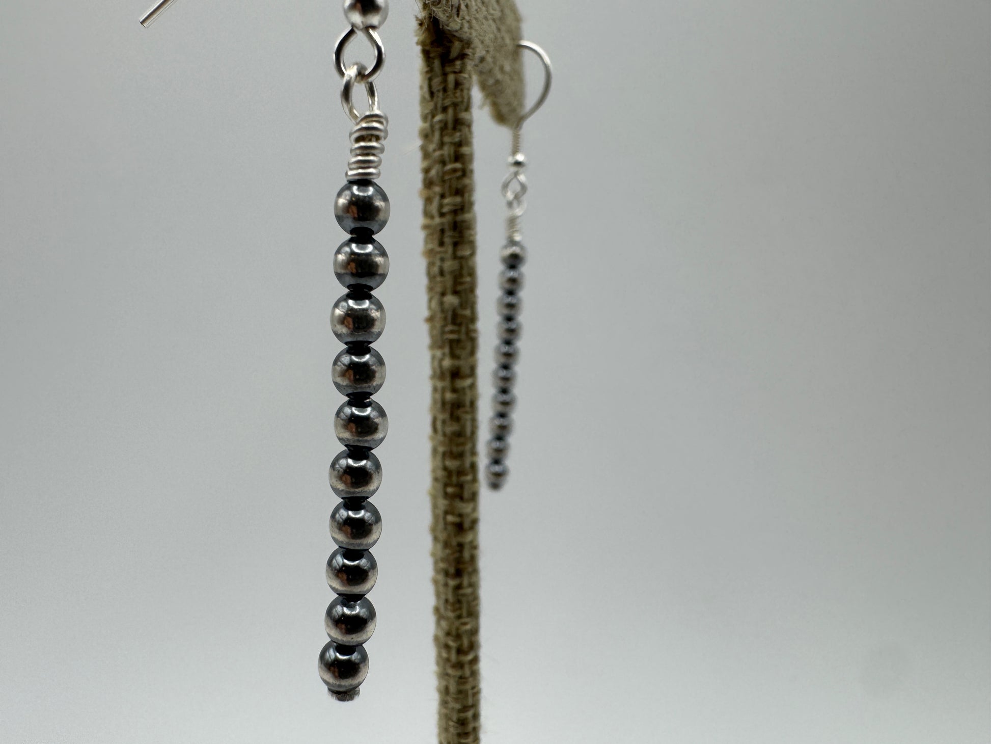 3mm Sterling Silver Pearl Dangle - West Spork Mercantile