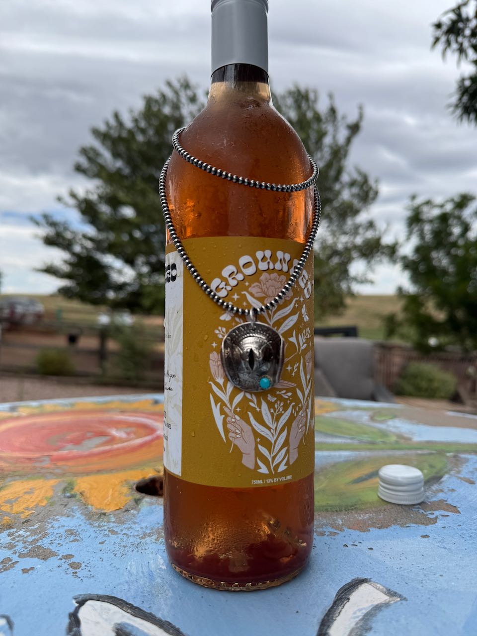 Coin Cowboy – Kingman Turquoise Half Dollar Pendant - SBS!